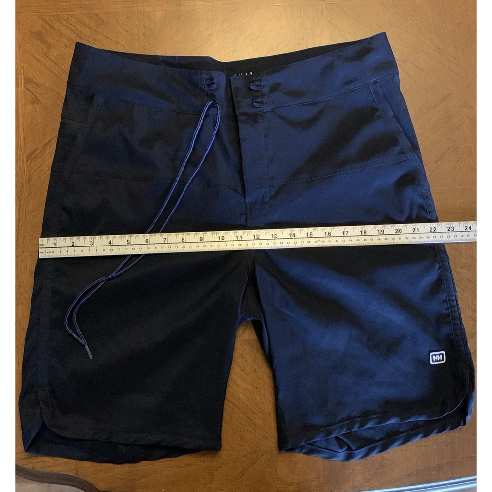 NWT Helly Hansen Solen Water Shorts Recycled 36x9.5" Unlined - Men's L Navy - Picture 11 of 15